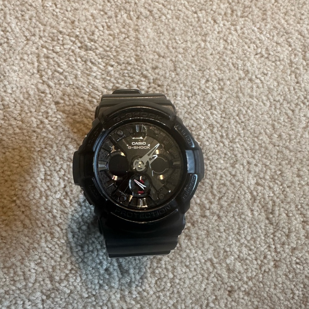 Gshock sports watch.